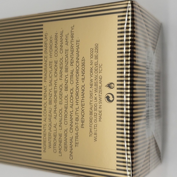 195- Tom Ford Men's Made In Switzerland NWT - Picture 4 of 5